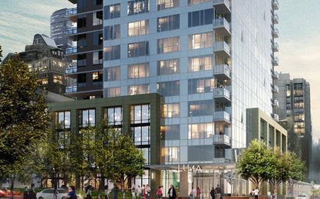 1321 Seneca Street 168 April 2015 September 2016 Lowe Enterprises $363 - $1,007/month Average Absorption 2017 $985 (2 units) Luma At the intersection of where Pike/Pine and First Hill meet, Luma s