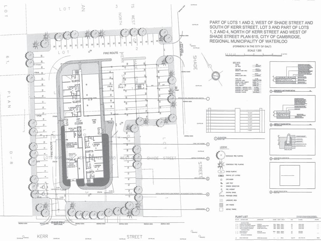 Real Estate Profile Site Plan and 1st Floor