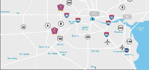 Telfair Demographics Radii Map Location Telfair s Strategic Position Offers the Following Advantages: Close proximity to Highway 90 Quick access to the Sugar Land Regional Airport and Downtown Sugar