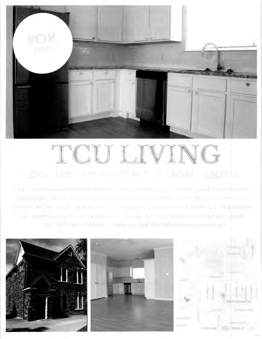 TCULIVING LESS THAN 1 MINUTE WALK FROM CAMPUS!