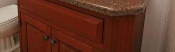 and base cabinets with