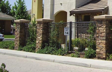 DESIRABLE L. FENCES AND WALLS These guidelines ensure that fences and walls contribute to an attractive street appearance.