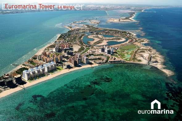 Featured developer EUROMARINA Spectacular Development Overlooking 2 Seas! Euromarina Tower is a new residential complex situated in the unique area of the La Manga of Mar Menor.
