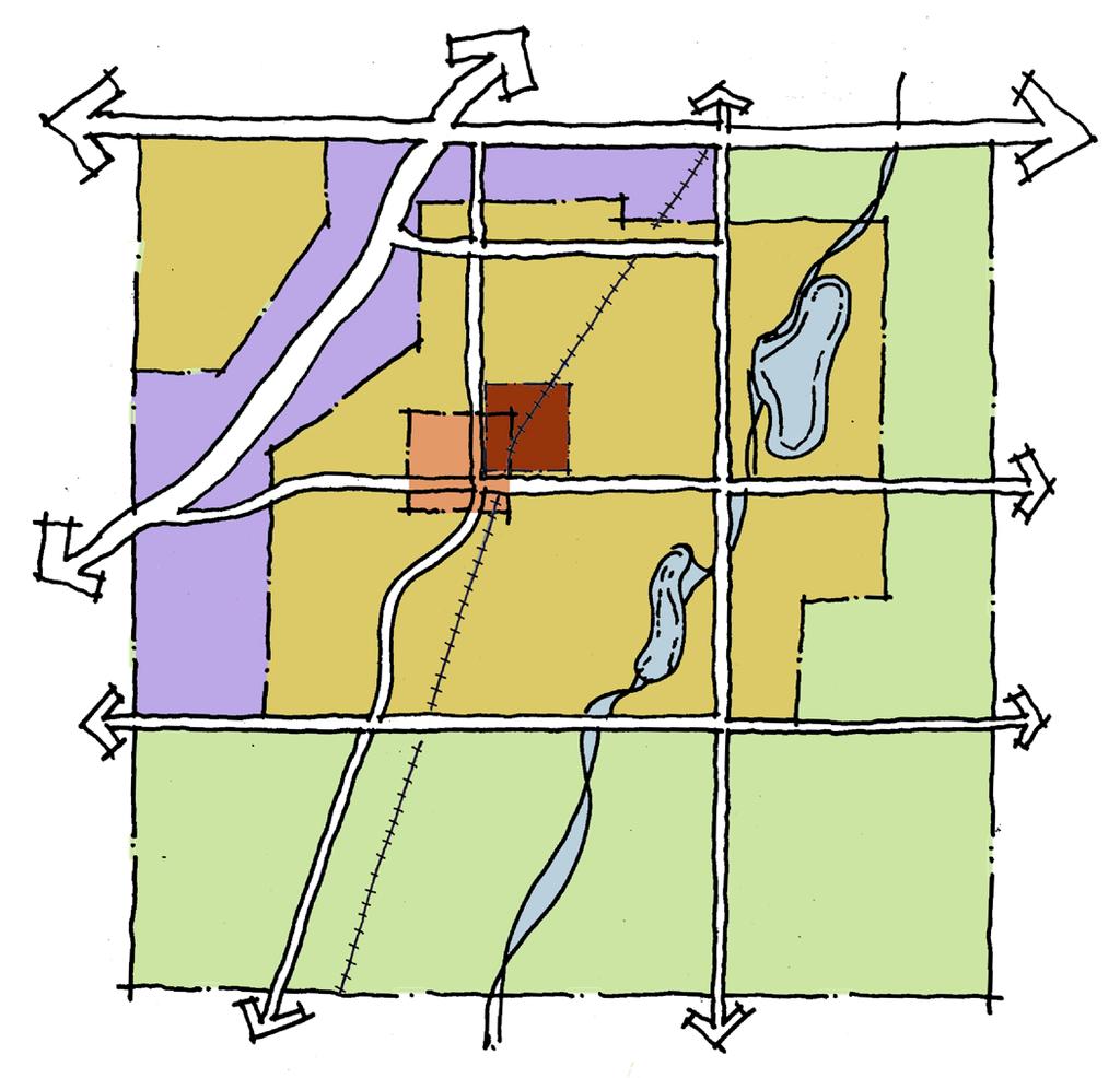 INTRODUCTION Transit-oriented development can be simply defined as a mix of uses, at various densities, within a walkable radius of a transit stop.