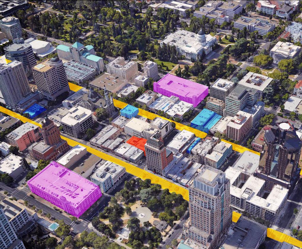 building ergonomics being situated in the center of the k street mall, our building has no shortage of transport options subject property comparable properties parking garages rt light rail stops