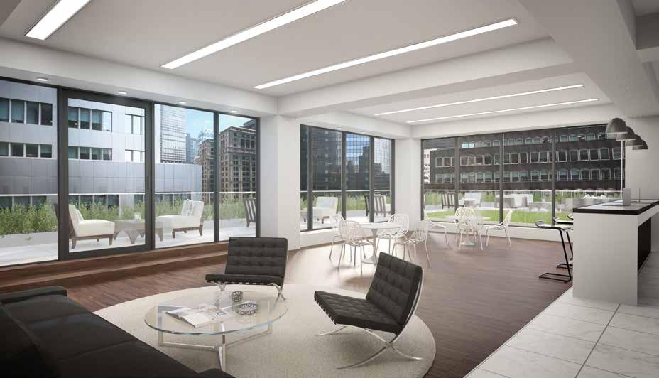 12,500 RSF Midrise Suite with Private Terrace Overlooking 13th Floor Midrise Floor with Terrace Offices Workstations Reception Total Seats RSF RSF / Seat seats Seat Offices 4 5