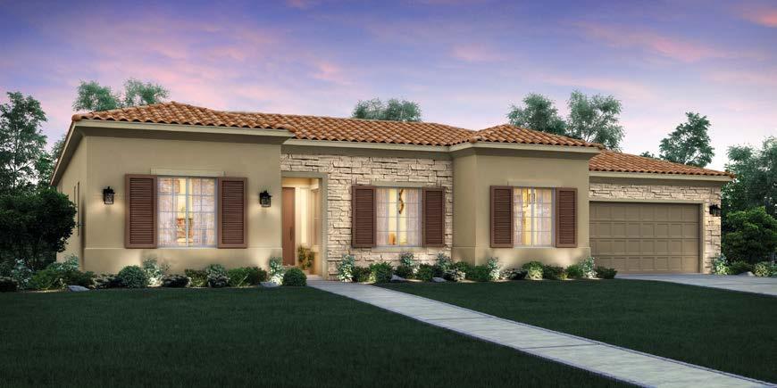 PLAN A - SPANISH EXTERIOR PLAN B - TUSCAN EXTERIOR PLAN C - FRENCH EXTERIOR South Reno Estate Home with Covered Loggia and