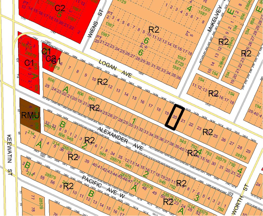 SITE Figure 2: Zoning of the site and surrounding area.