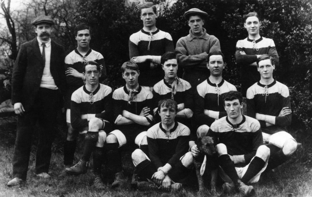 Sutton Highfield football team, Sutton-in-Craven (source: Rachel Simpson & Richard