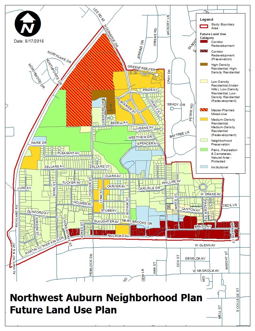 EXISTING FUTURE LAND USE Focus Area: Future Land Use Nine (9) FLU Designations Corridor