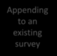an existing survey