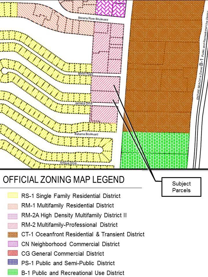 Exhibit B Official Zoning Map Location of Subject Parcels From RM-2