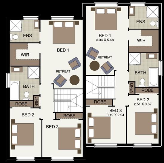 23 squares +1 +1 * Floorplans illustrated are subject to