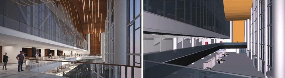 The hand sketches were recreated as the ARCHICAD 3D model, while the render was created using 3ds Max.
