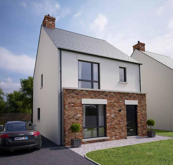 Behan - Three Bedroom Detached Home Plots: 195, 195a, 196* 1104 Sq Ft *Note: Plot 196 has been built with a sunroom 1234 SqFt 300 89 300 UTILITY MASTER 3 KITCHEN/DINING 300 300 300 89 ENSUITE 89 2