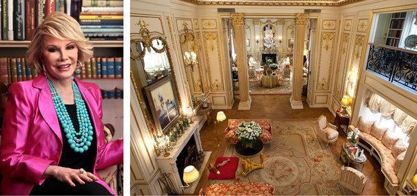 Joan Rivers s ornate escape from hilarity at 1 East 62nd Street changed hands for serious money, $28 million.
