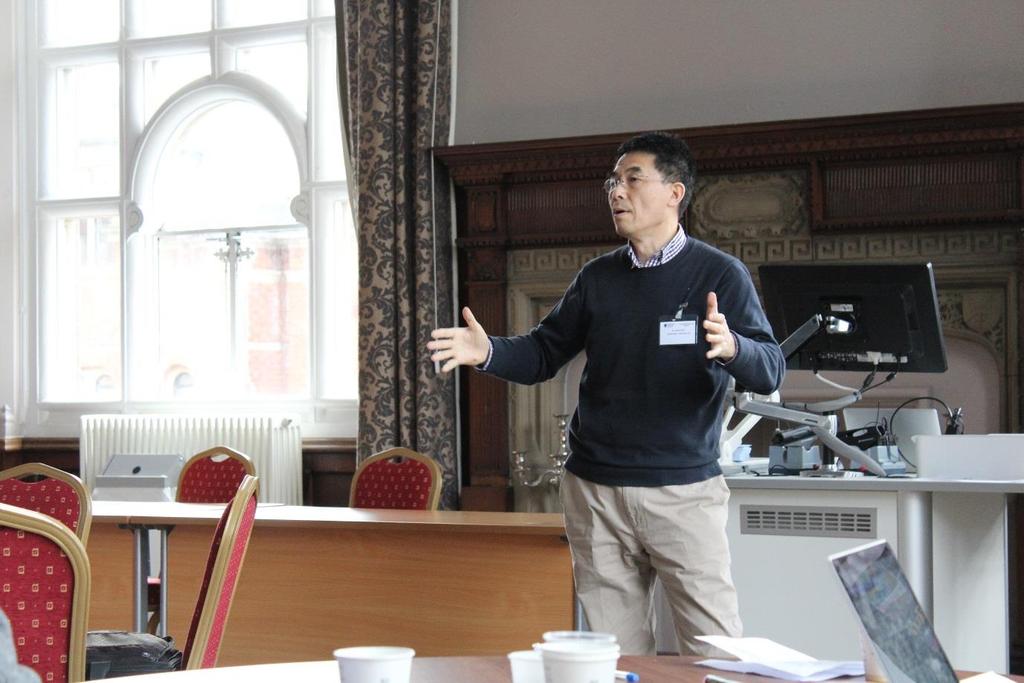 Dr. Baixin Chen from Heriot-Watt University, UK, delivered an invited