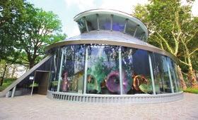 Playspace, and the SeaGlass Carousel where patrons sit within iridescent fish that glide through the sights and sounds of