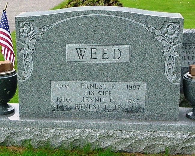 Weed Ernest E., Sr.