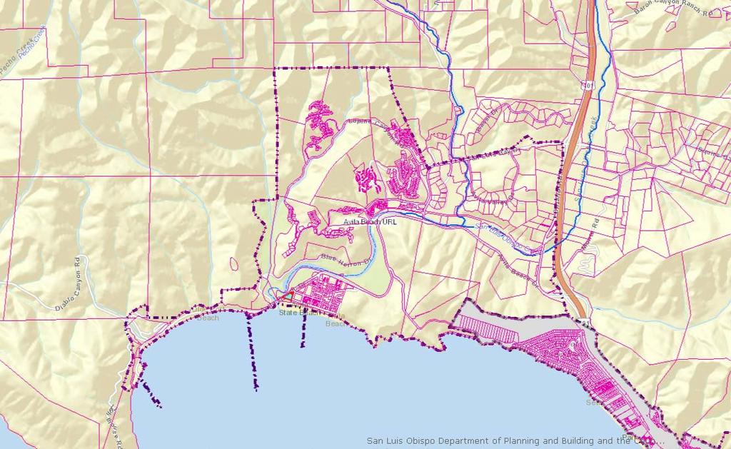 a1-4 SAN LUIS OBISPO COUNTY DEPARTMENT OF BUILDING AND PLANNING Site Avila Beach URL