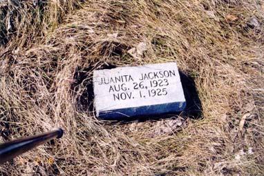 Jackson, Juanita; born 26 Aug 1923; died 01 Nov 1925 Jackson,