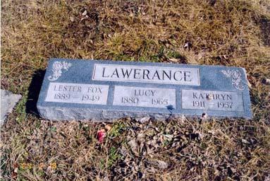 Lawerance Lawerance, Kathryn; born 1911; died 1957; daughter