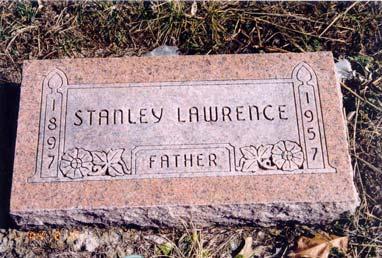Lawrence, Stanley; born 1897; died 1957; Father ; husband of Josephine M.