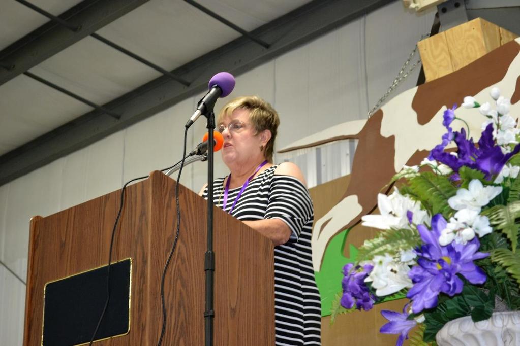 Carolyn Smith Webber spoke for the honored 50