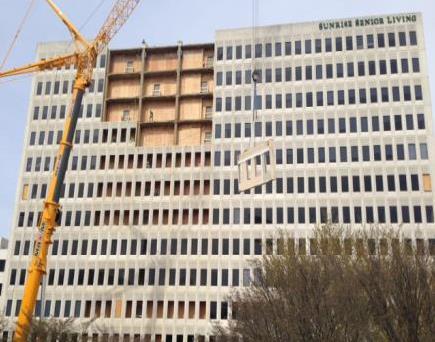 improvements Addition of in-building amenities Removal of Precast Façade 7900