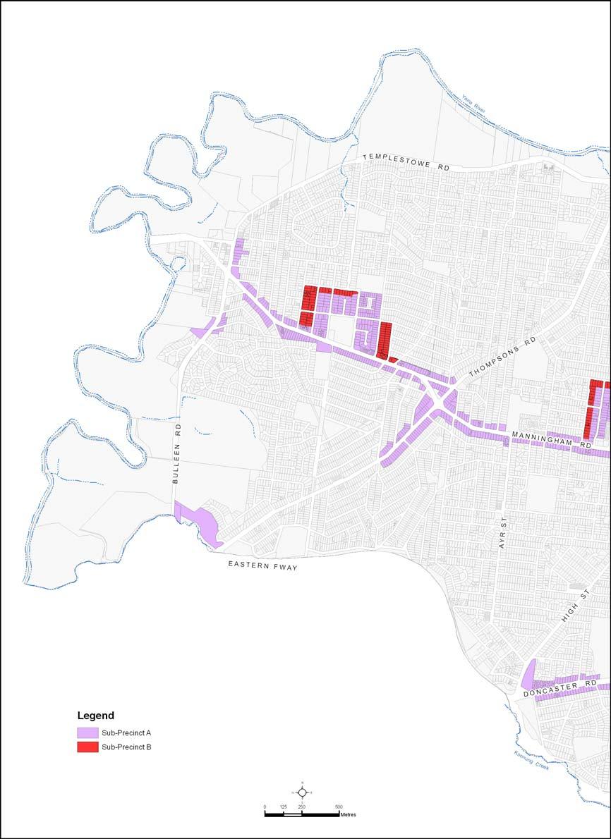 Map 1 (Part 1 of 4) Residential Character Precinct Residential Areas Surrounding Activity