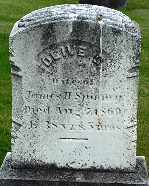 Olive G., w. James H. Spinney, d.