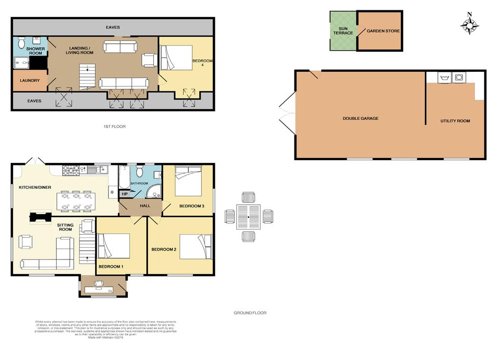 N.B: Floor Plan for Illustrative purposes only. Decorative finishes, fixtures,fittings and furnishings do not represent the current state of the property.