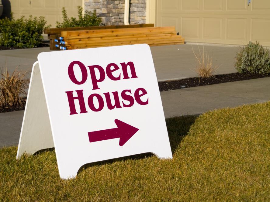 Open House or Directional Sign Sample (with exception) Incorrect - Not permitted for REALTORS.