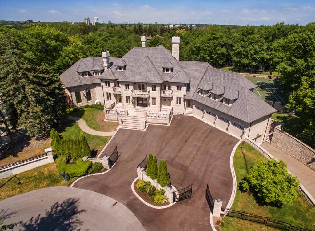 Ultimate Luxury in Mississauga Magnificent, gated home on private,