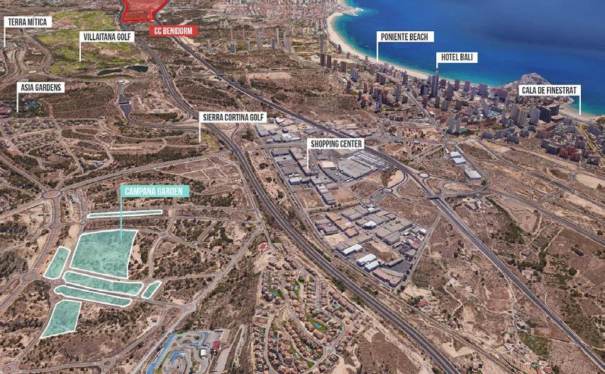 About Campana Garden Campana Garden is a luxury residential complex located in Finestrat adjacent to Benidorm, surrounded by green
