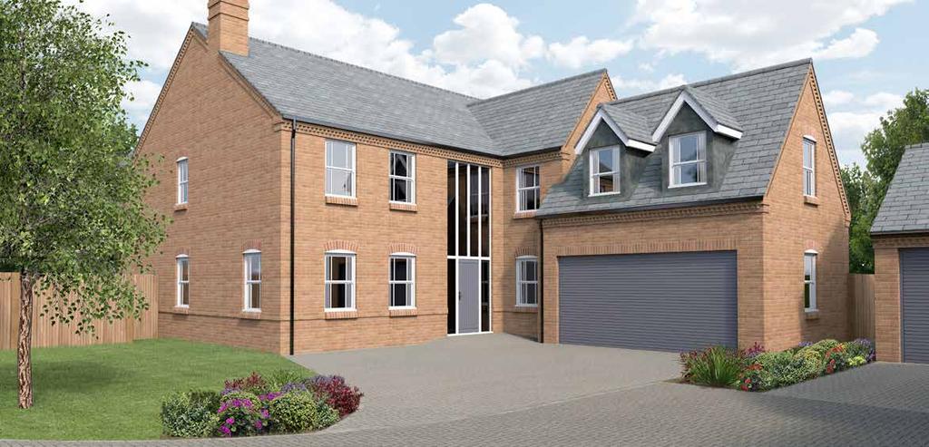 PLOT 4 Briefly comprising an impressive entrance hall, a large lounge with a feature fireplace, an extremely well-proportioned living kitchen, dining and family room, downstairs cloakroom, utility