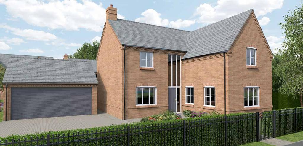 PLOT 5 Briefly comprising an impressive entrance hall, a large lounge with a feature fireplace, an extremely well-proportioned living kitchen, dining and family room, downstairs cloakroom, utility