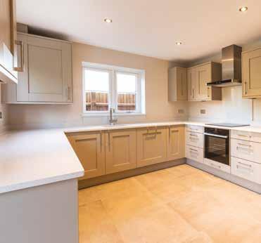 purchaser to decide upon the look of their ideal kitchen. Each kitchen is finished to high standard and fitted with Neff appliances.