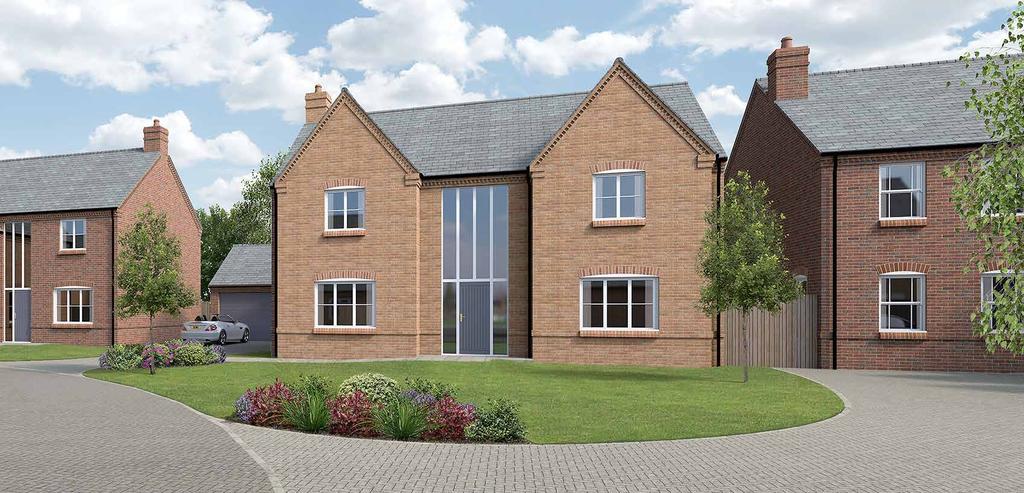 PLOT 3 Briefly comprising an impressive entrance hall, a large lounge with a feature fireplace, an extremely well-proportioned living kitchen, dining and family room, downstairs cloakroom, utility