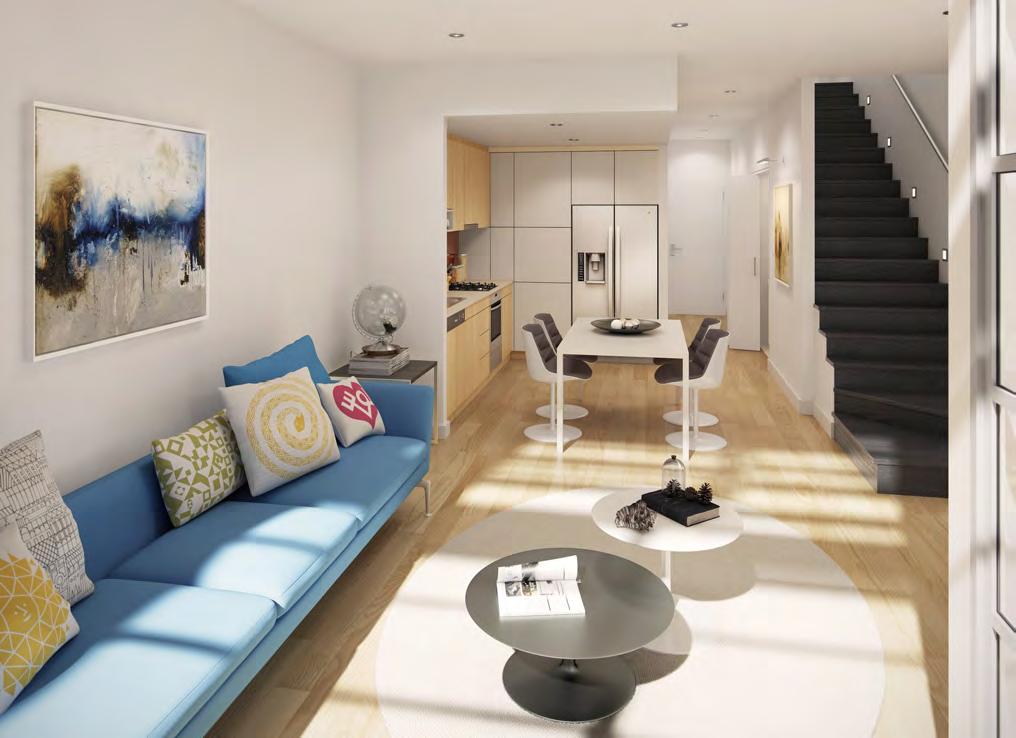 Stylish and contemporary townhouses with 2 bedrooms 2 bathrooms plus study, a deep balcony and entertainment zones.