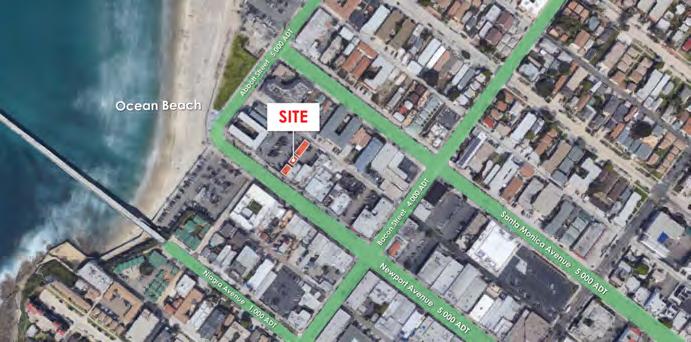 Exceptionally located on Ocean Beach Pier Parcel includes three separate buildings Suite 2 & 3: residential/office space Suite 1 & 4 (2 floors): Street retail space Located on main retail strip