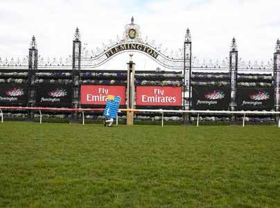 Melbourne Cup Carnival is conducted here annually