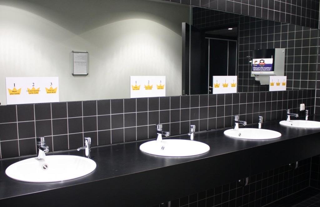 CityCube Berlin All Areas: Indoor Specials Mirror Graphics in the Sanitary Facilities various positions indoors Location/ Short Description Measurements Hire Charge Production and Installation