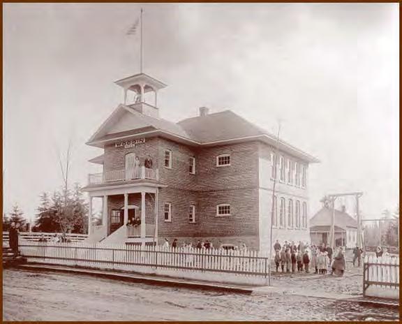1909 1910: Four-Room Brick Schoolhouse, the