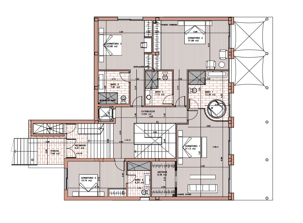 33 m2 Plot: 1,145 m2 Level 2 Level 1 Level 0 Level 2 Access Floor Internal area: 59.