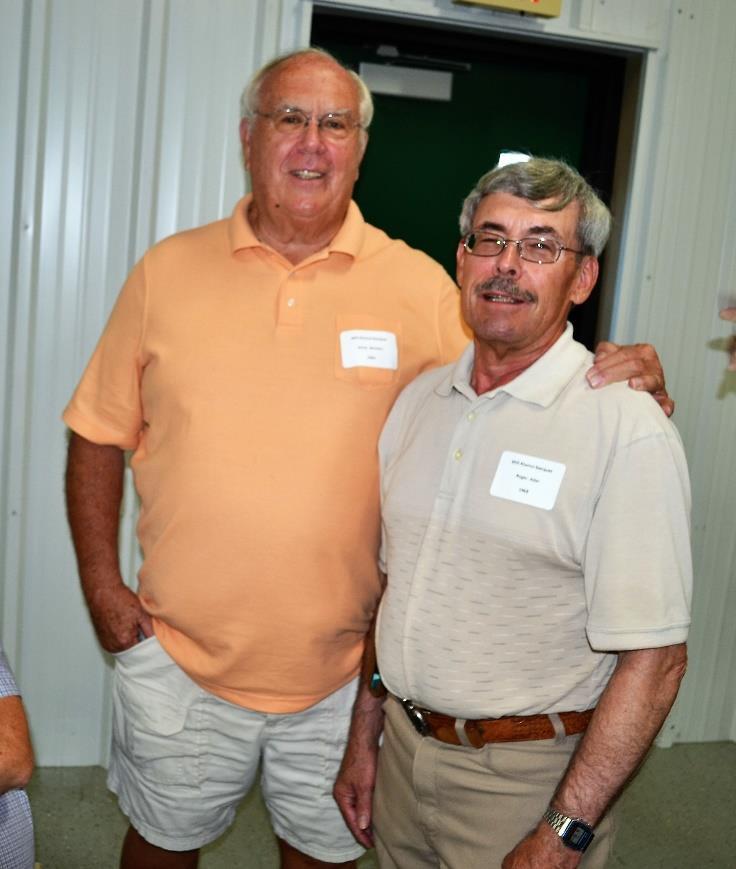 Old Groveland friends (L-R) Steve Winters (BHS 64) and Roger