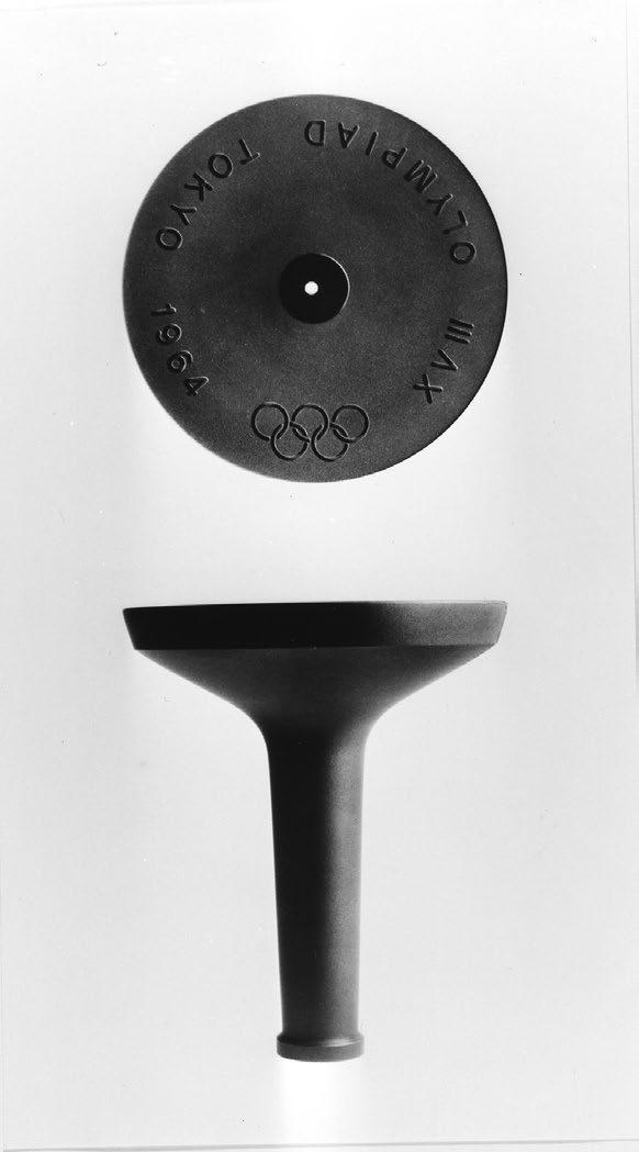 Photo credit: Yanagi Design Office Tokyo Olympics: The Olympic torch holder, 1964 Sori Yanagi designed the Tokyo Olympic Torch holder in 1964 and Sapporo Winter Olympic Torch holder in 1972.
