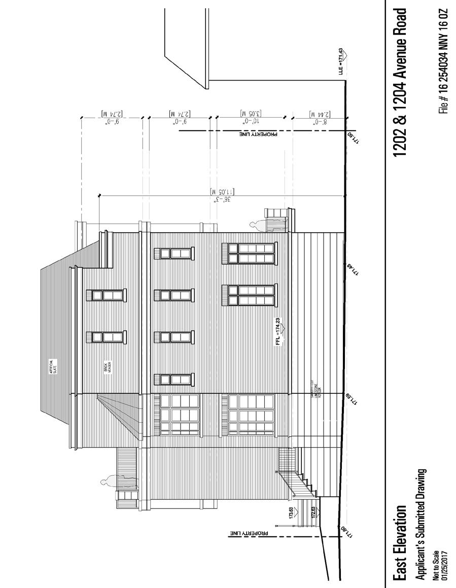 Attachment 2: East Elevation Staff report for
