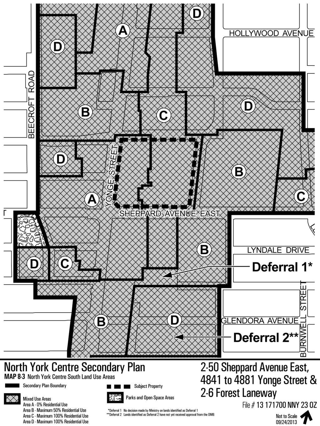 Attachment 5: North York Centre Secondary Plan Land Uses Staff report for