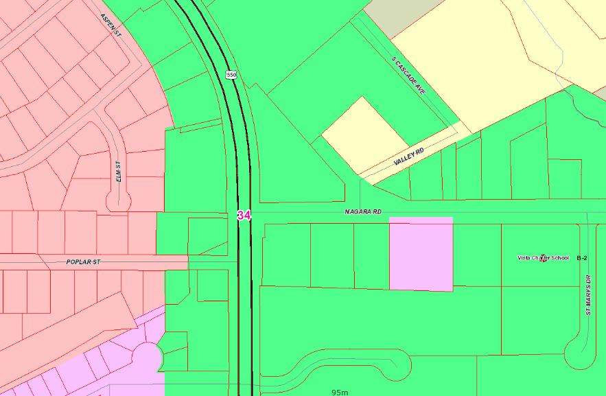 City of Montrose Zoning Map Subject property is zoned B-2 in the City of Montrose Zoning regulations for B-2 includes